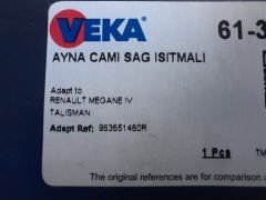 Megane 4 Talisman Sıfır Isıtmalı Sağ Ayna Camı 963651460R