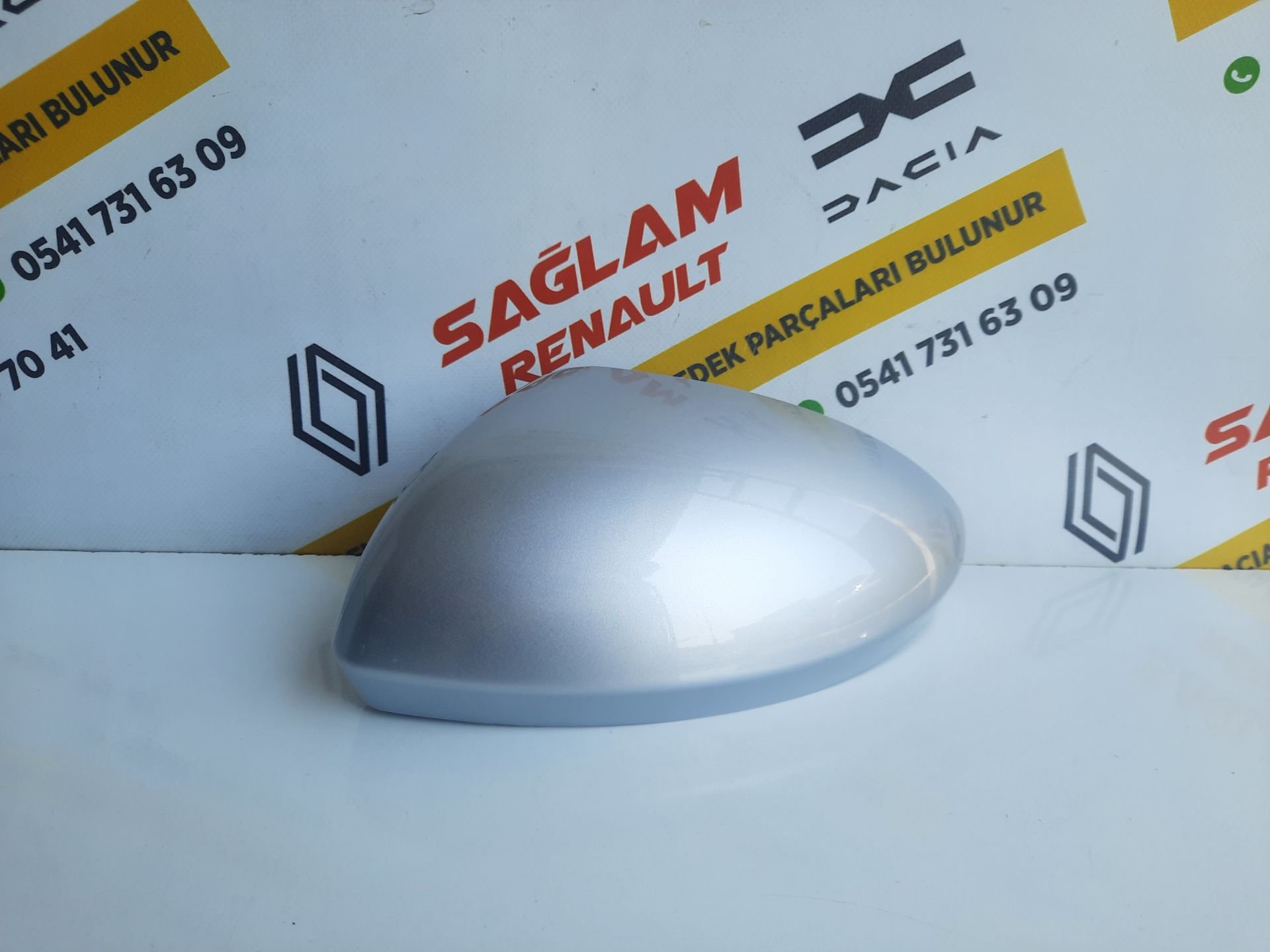 Clio 5 Orijinal Sıfır Sol Ayna Kapağı 963737470R Platin Gri