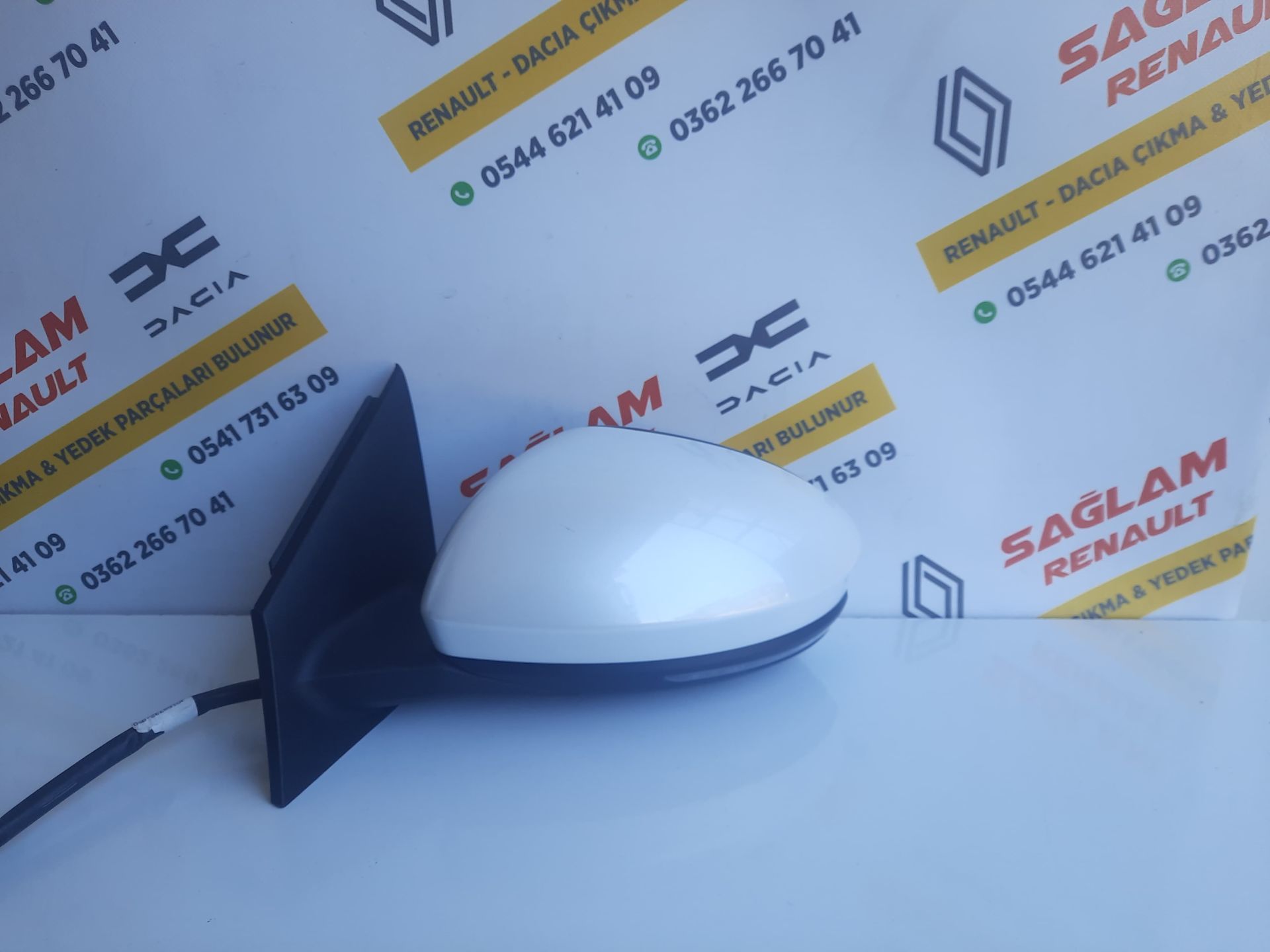 Megane 4 Manuel Elle Katlanır Sol Ayna Çıkma 963027851R Sedef Beyaz