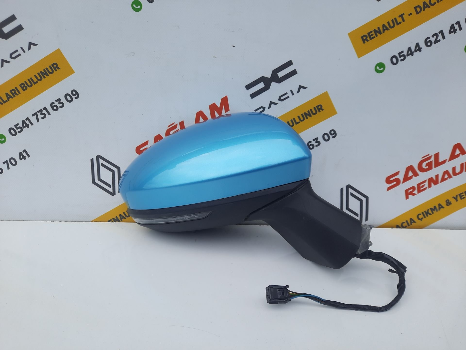 Clio 5 Otomatik Katlanır Sağ Ayna Çıkma 963017280R Boğaz Mavisi