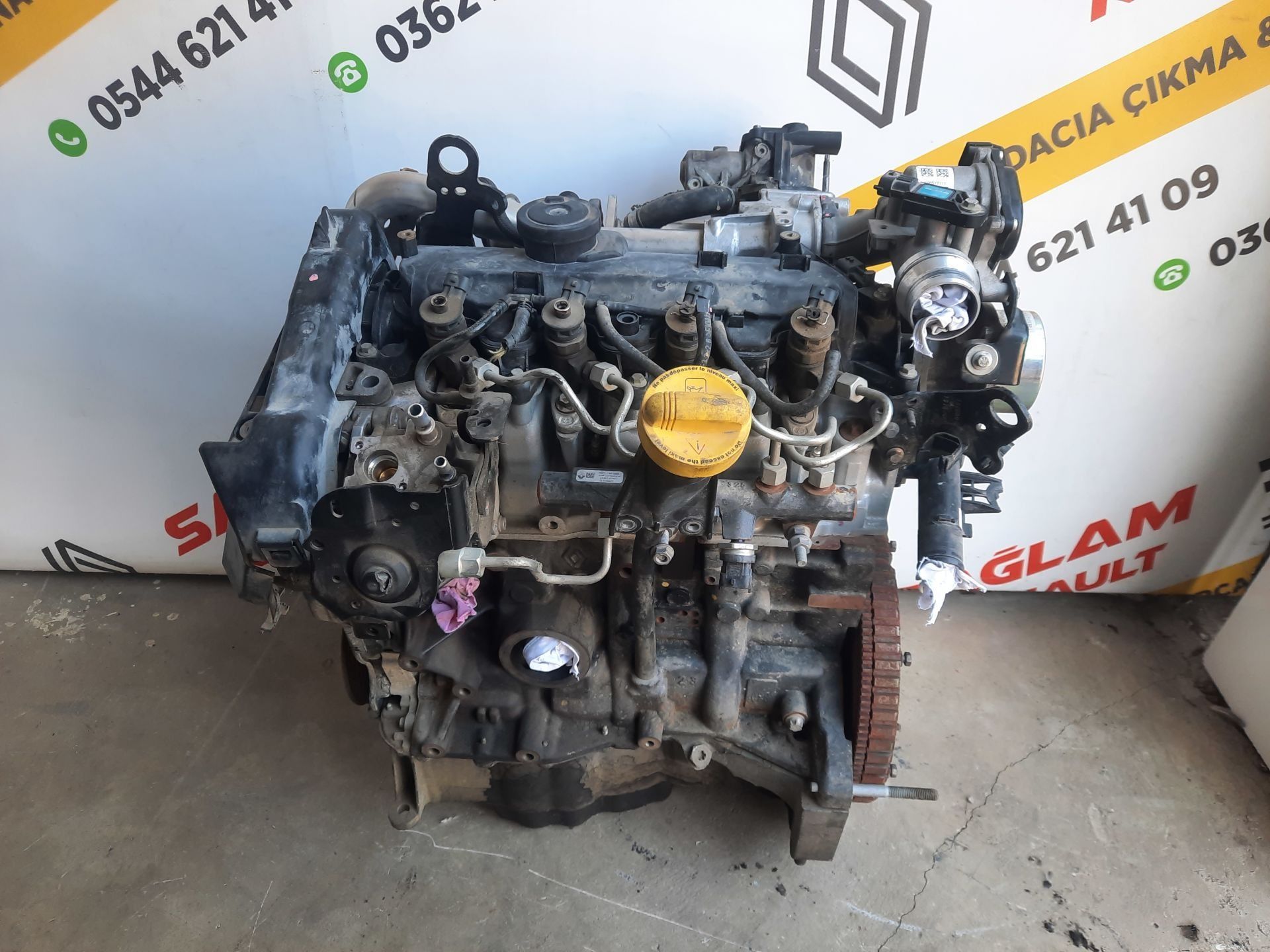 Symbol 1.5 dCi 75 hp Orijinal Çıkma Muhayyer Komple Motor k9kc612