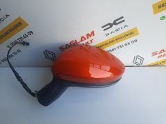Clio 5 Orijinal Çıkma Otomatik Katlanır Sol Ayna Mercan Turuncu 963027553R